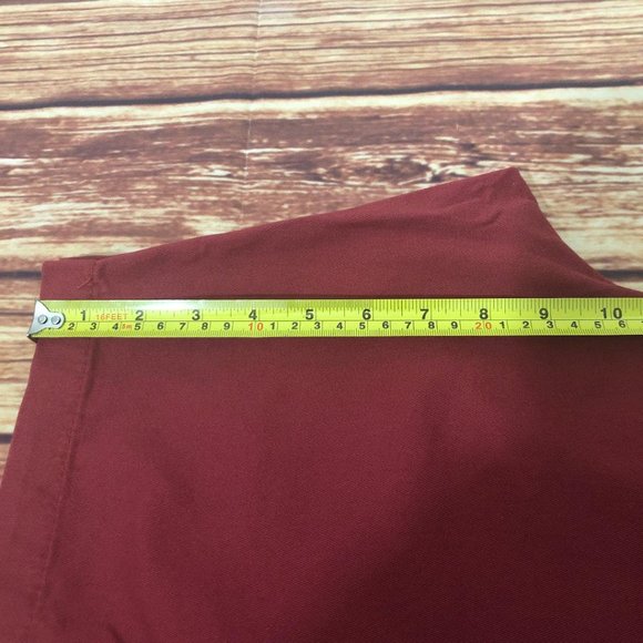 *Havana Jim Mens Shorts Size 38 Red Zip Draw String 100% Cotton Comfort Pockets - Picture 10 of 10